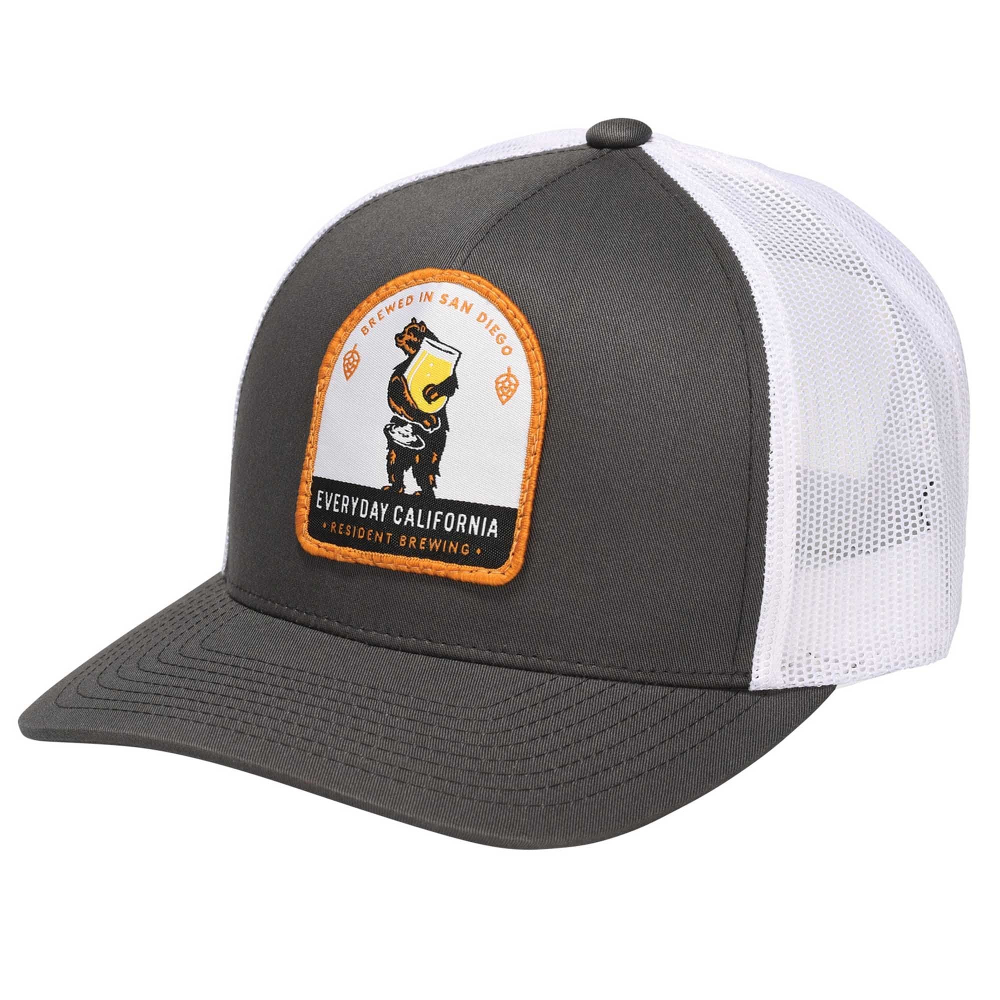 Everyday California Brewski Trucker Hat in Charcoal